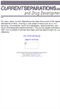 Mobile Screenshot of currentseparations.com